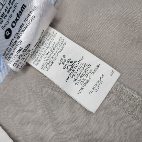 M&S KHAKIS / BEIGE CHINO PANTS FOR MEN - Picture 3 of 8